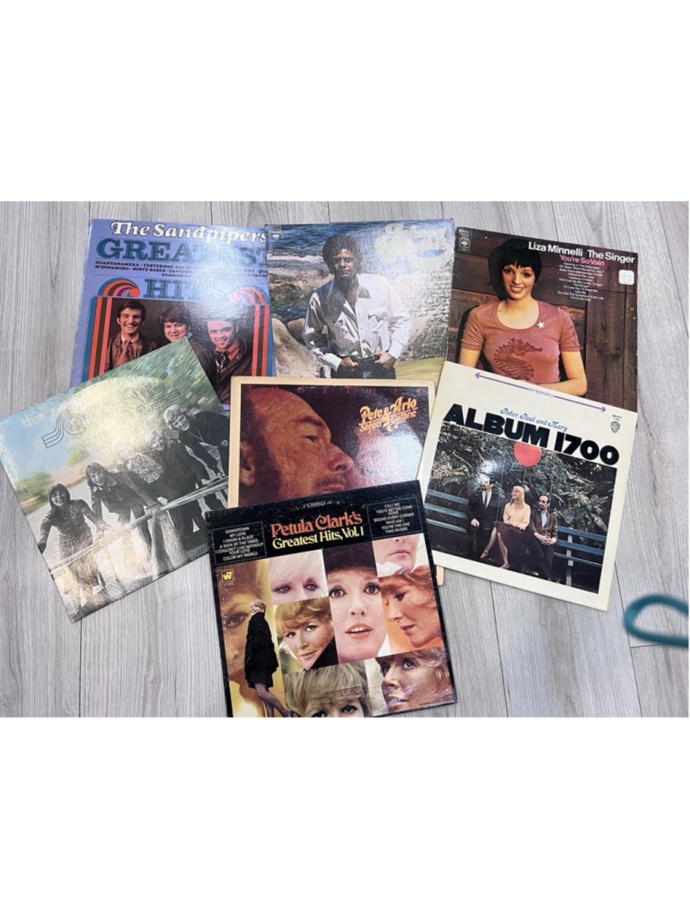 Vintage Vinyl Record Lot 70s Pop - Seeger, Guthrie, Peter Paul & Mary, More - Picture 1 of 6